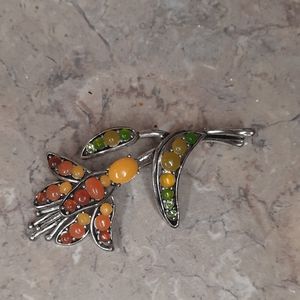 Vintage Monet Flower Brooch Pin